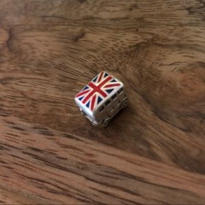Pandora Jewelry - Authentic Pandora sterling silver GB flag charm Pandora Jewelry - Authentic Pandora sterling silver GB flag charm